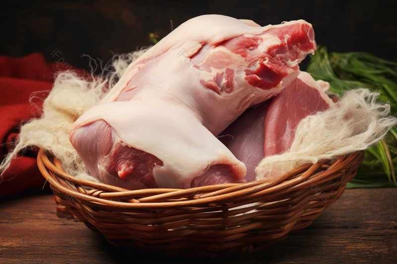 红润光泽的新鲜肉类美食猪腿肉,高清,摄影图,摄影图片,图片大全,摄影图免费下载